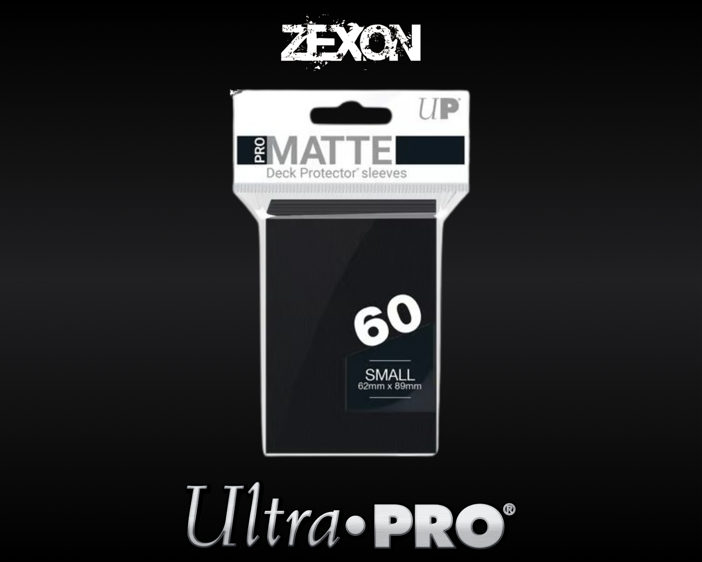 Ultra-Pro - 60 Sleeves Small Matte - Noir