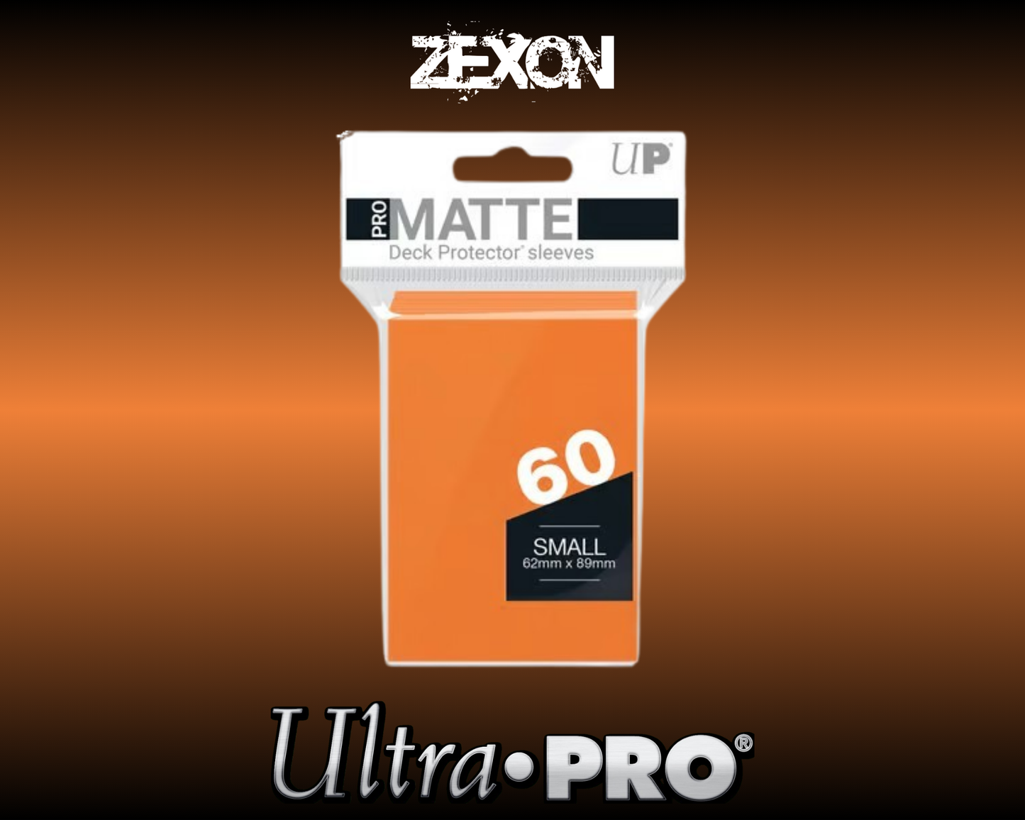 Ultra-Pro - 60 Sleeves Small Matte - Orange