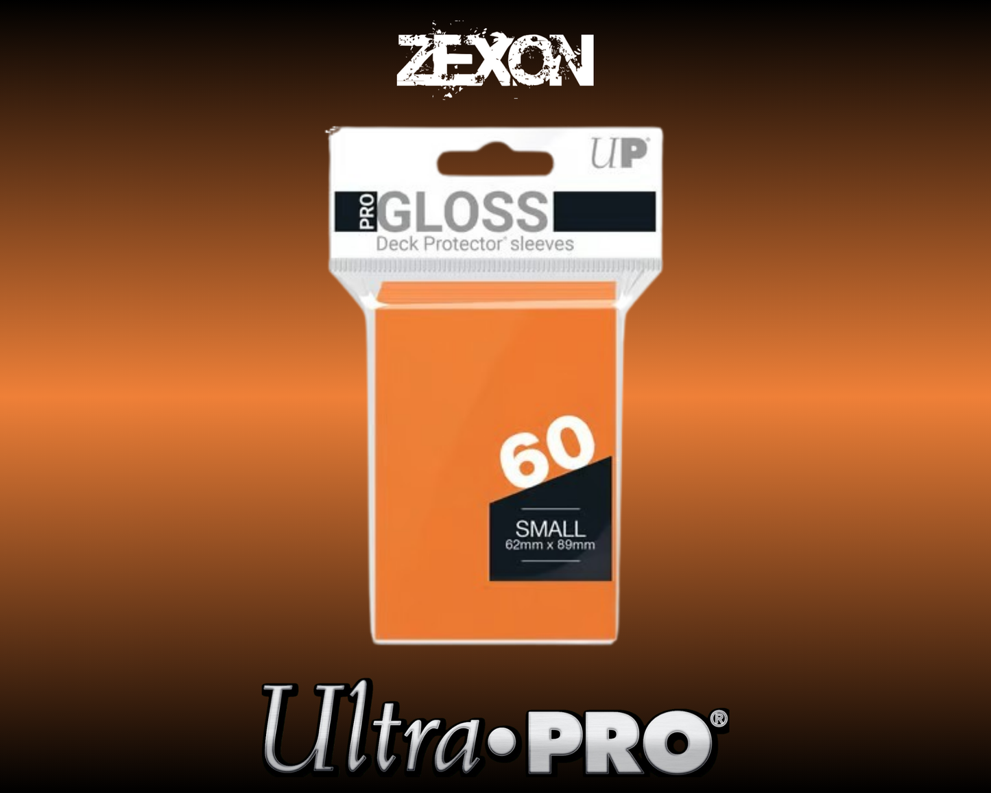 Ultra-Pro - 60 Sleeves Small Gloss - Orange