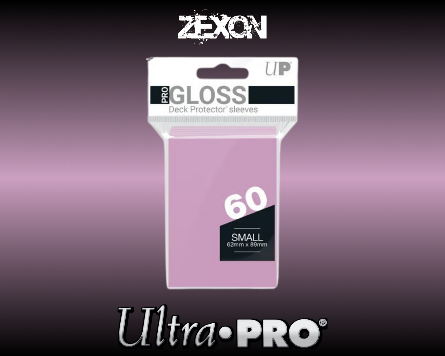 Ultra-Pro - 60 Sleeves Small Gloss - Rose