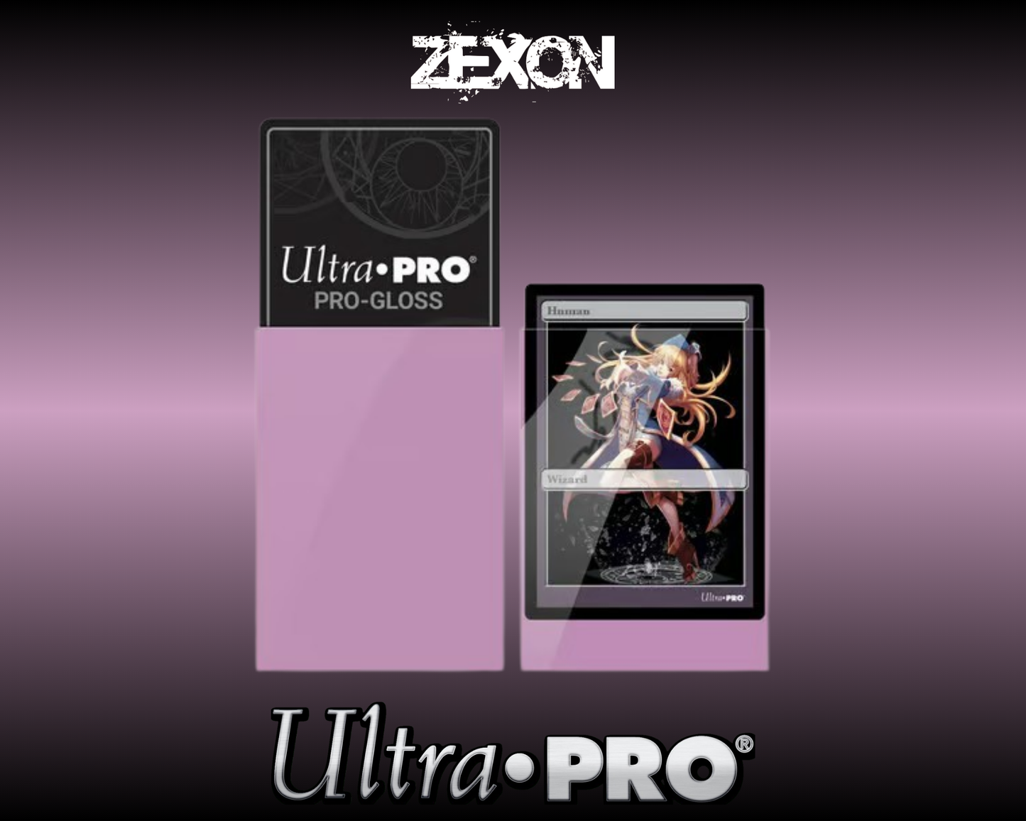 Ultra-Pro - 60 Sleeves Small Gloss - Rose