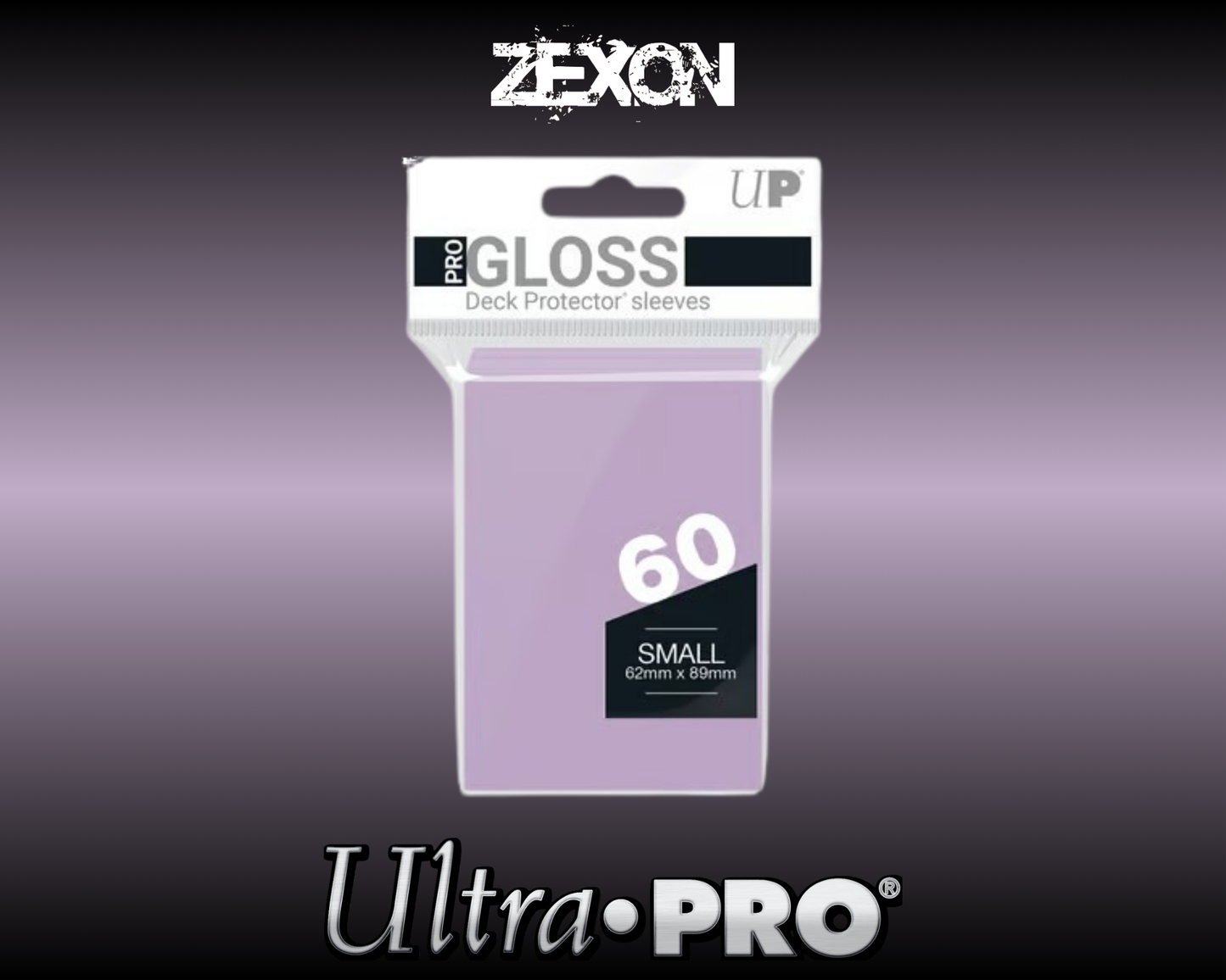 Ultra-Pro - 60 Sleeves Small Gloss - Lilas