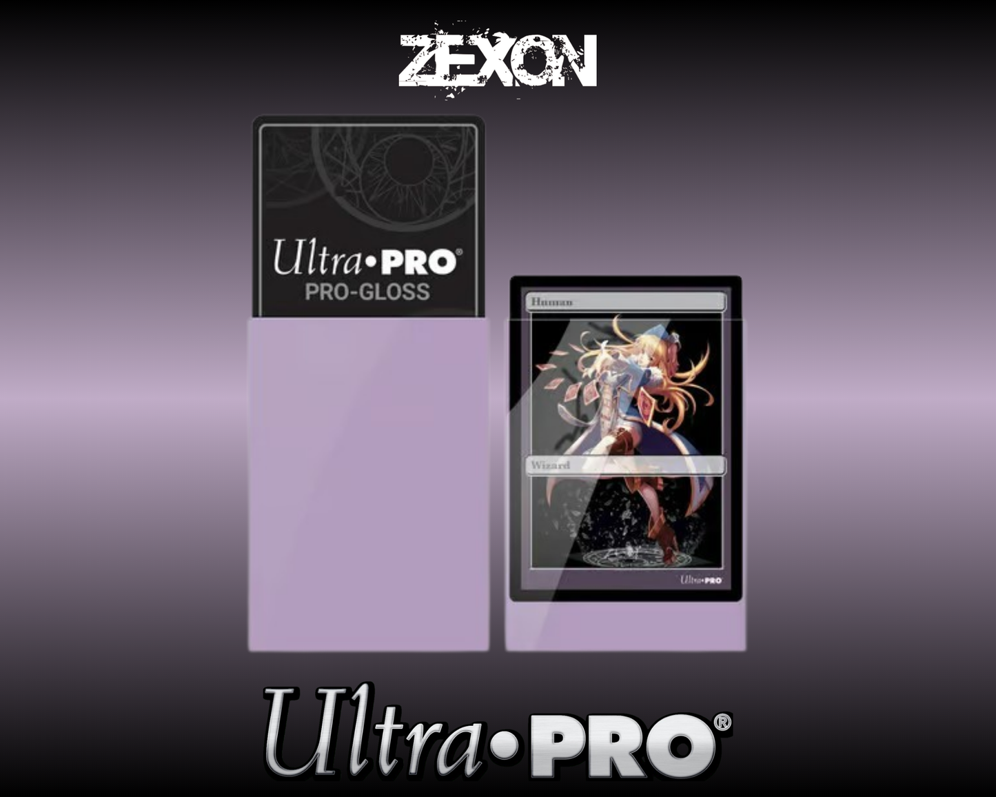 Ultra-Pro - 60 Sleeves Small Gloss - Lilas
