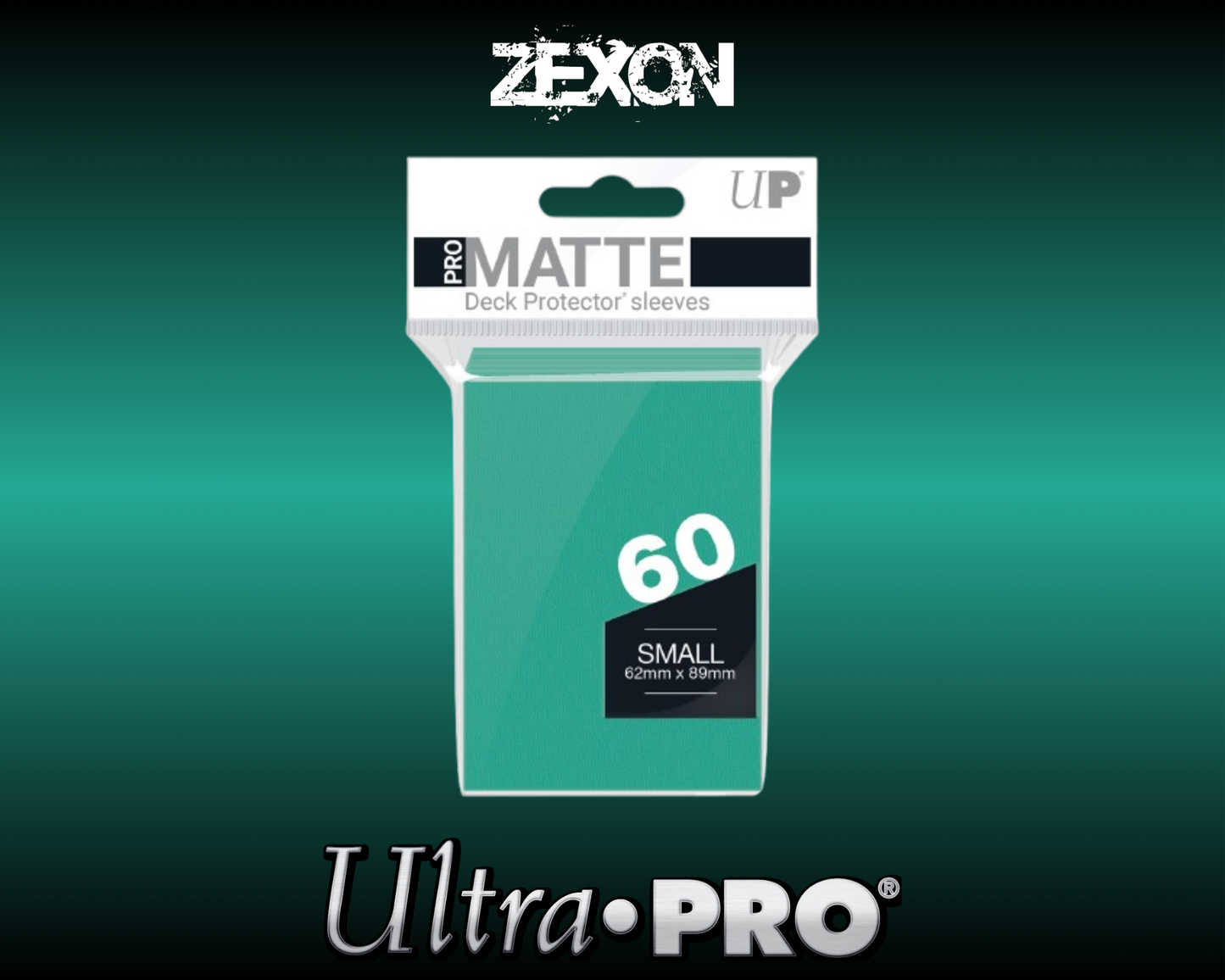 Ultra-Pro - 60 Sleeves Small Matte - Aqua