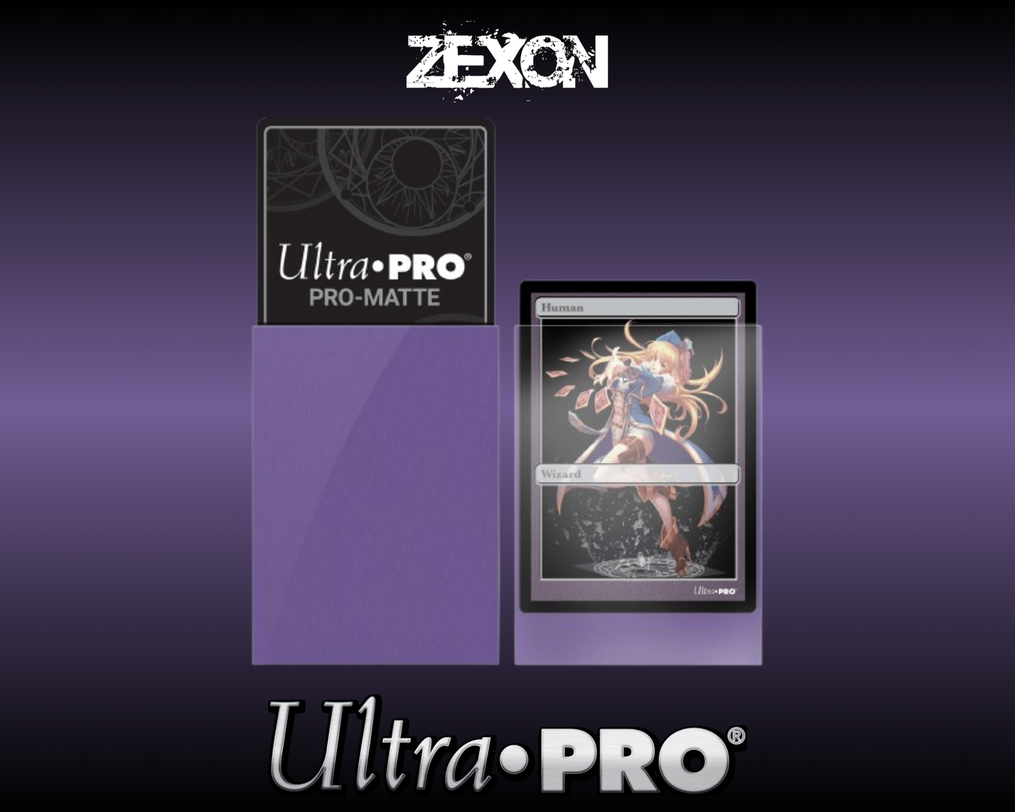 Ultra-Pro - 60 Sleeves Small Matte - Violet
