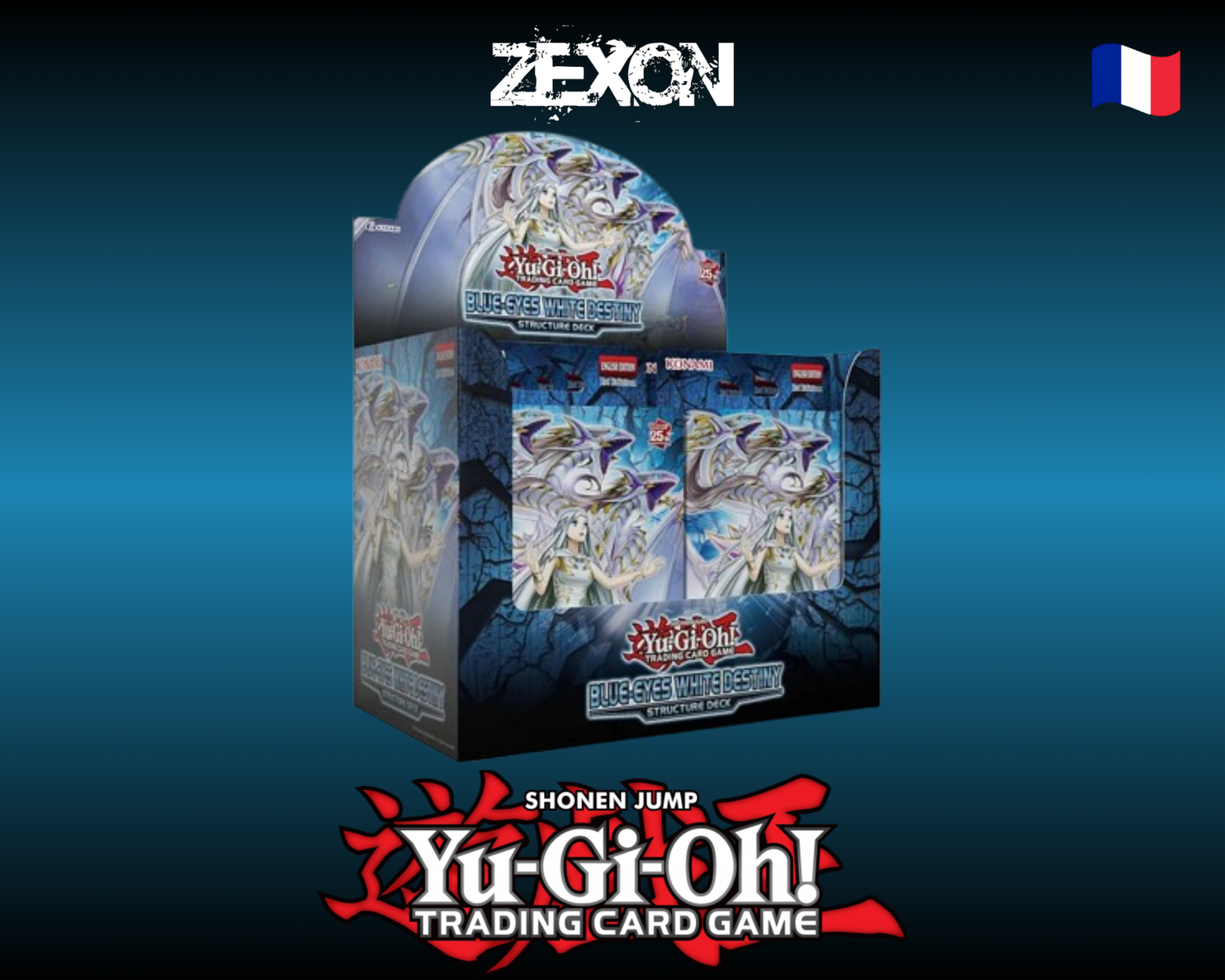 Yu-Gi-Oh - Display 8 Decks - La destinée blanche aux yeux bleus