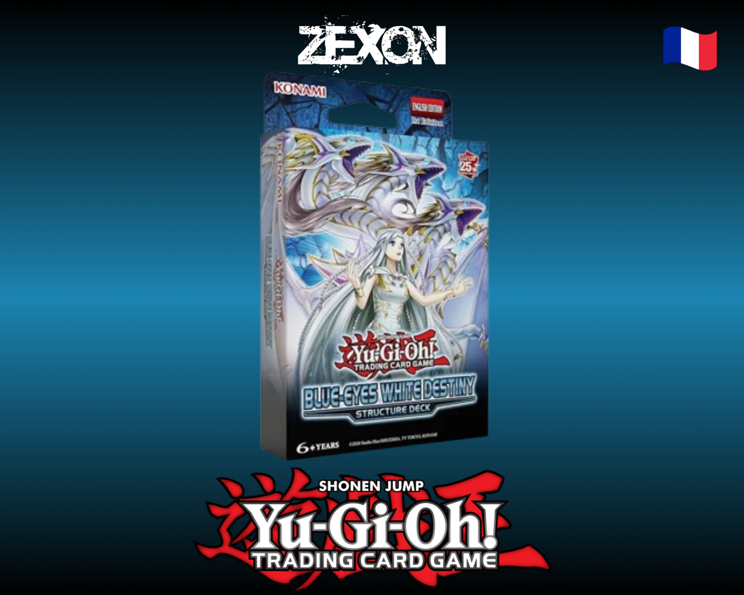 Yu-Gi-Oh - Deck de structure - La destinée blanche aux yeux bleus