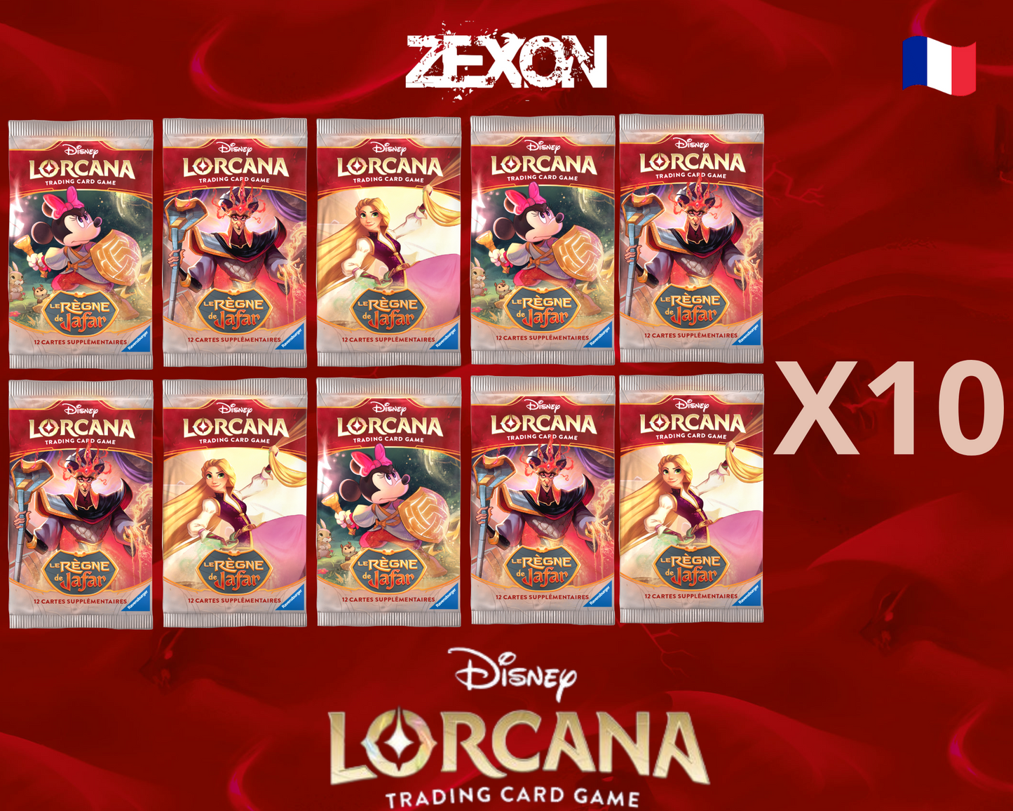 Disney LORCANA Set8: Lot 10x Boosters
