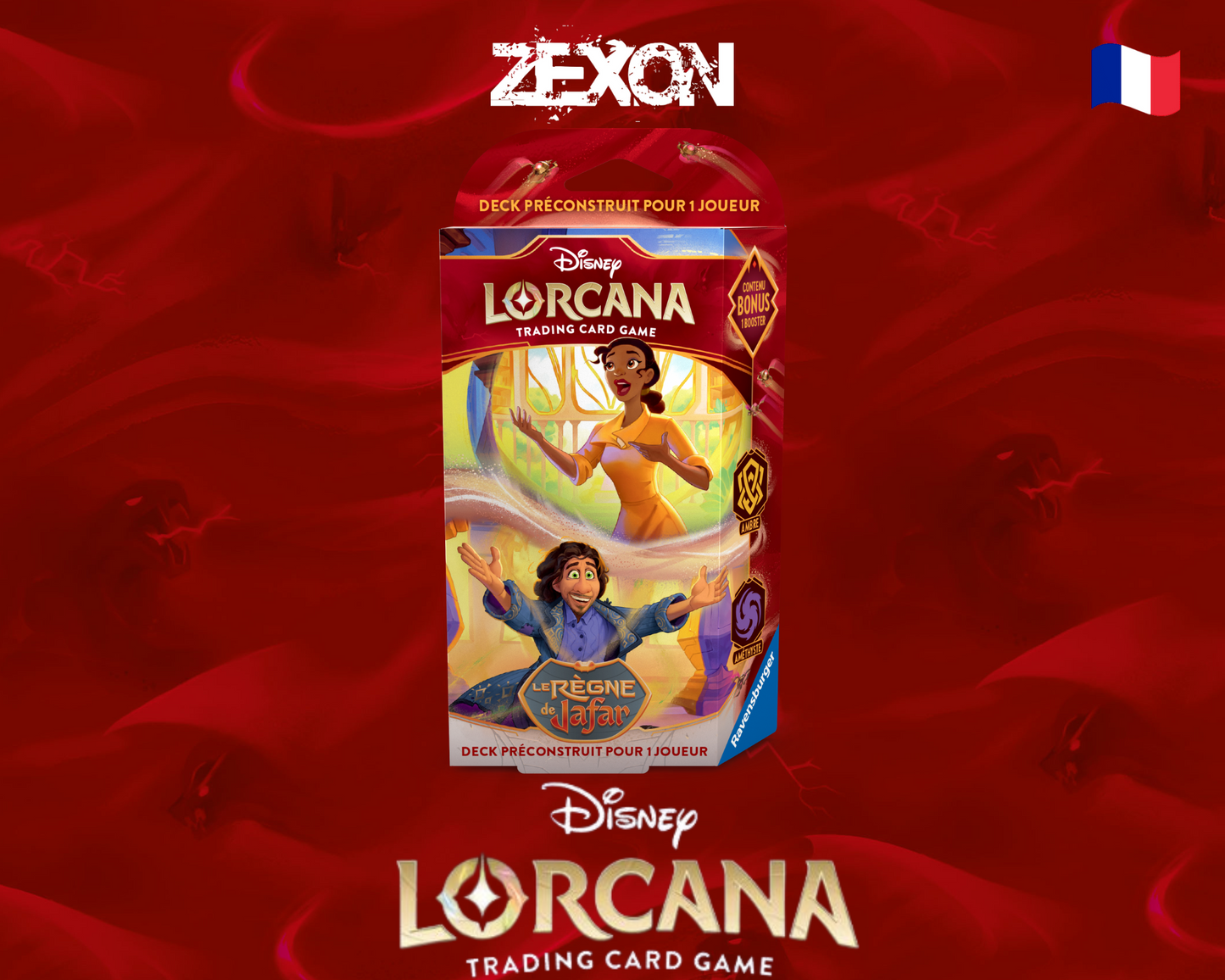 Disney LORCANA Set8 : Deck de démarrage Améthyste & Ambre