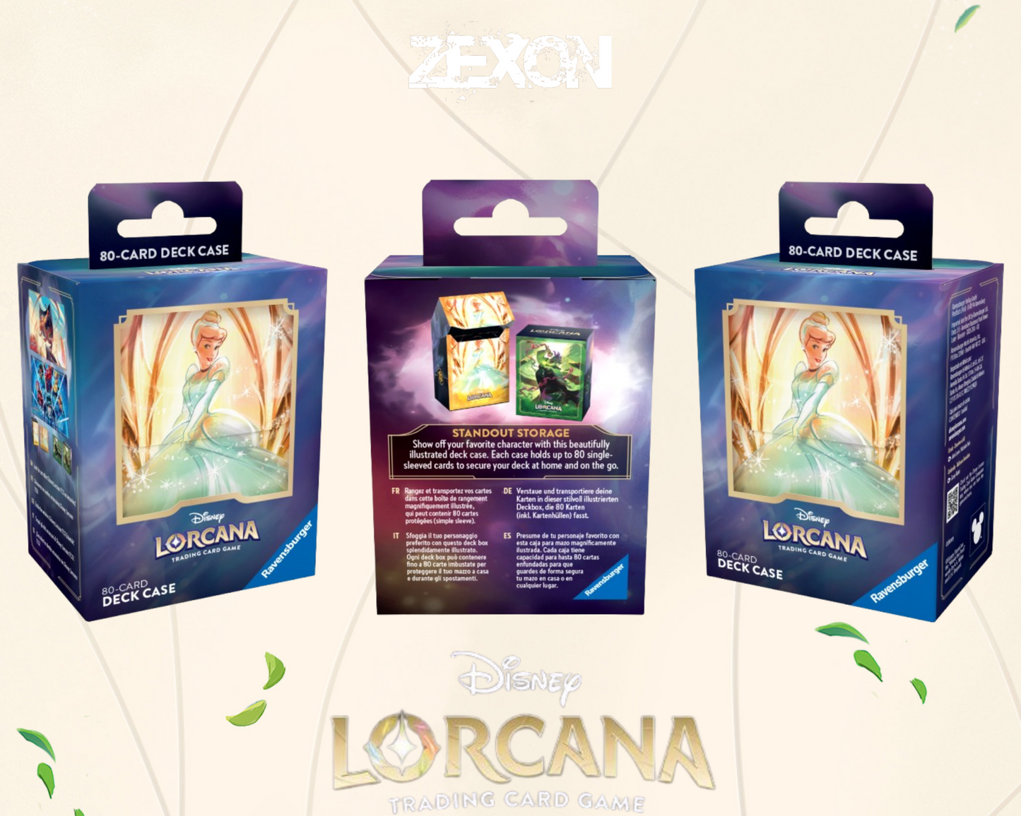 Disney LORCANA Set7 : DeckBox Cendrillon