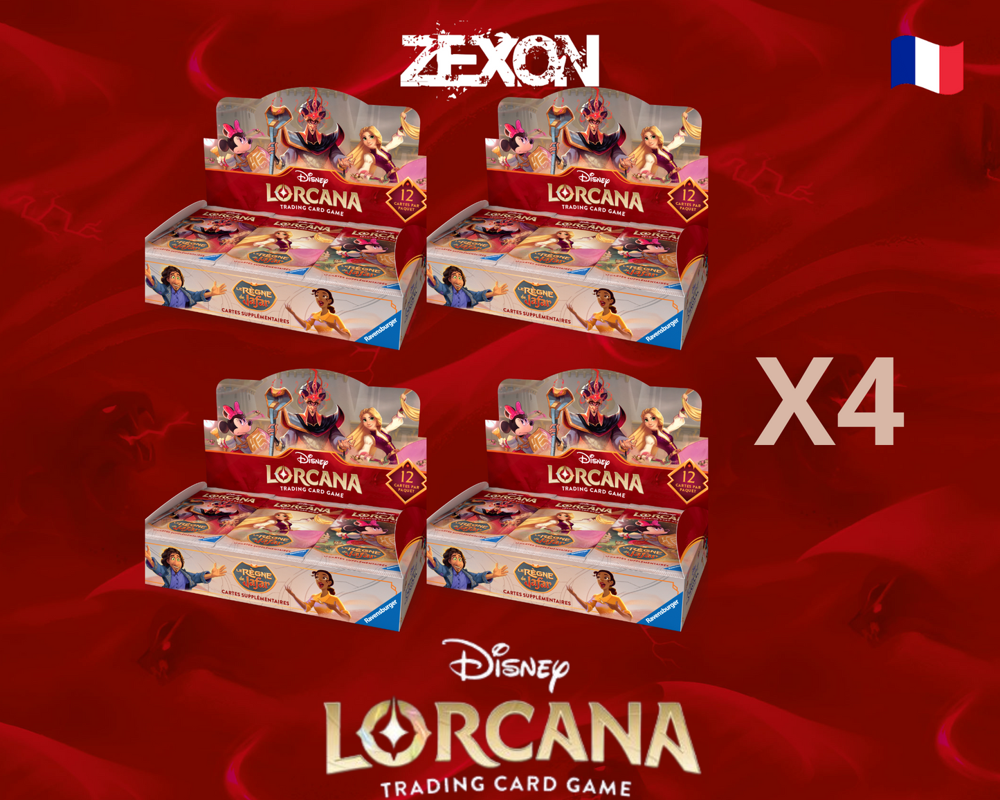 Disney LORCANA Set8: Case 4x Display 24 Boosters