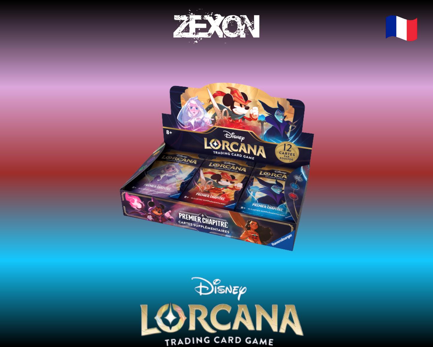 Disney Lorcana Set1 : Display 24 Boosters