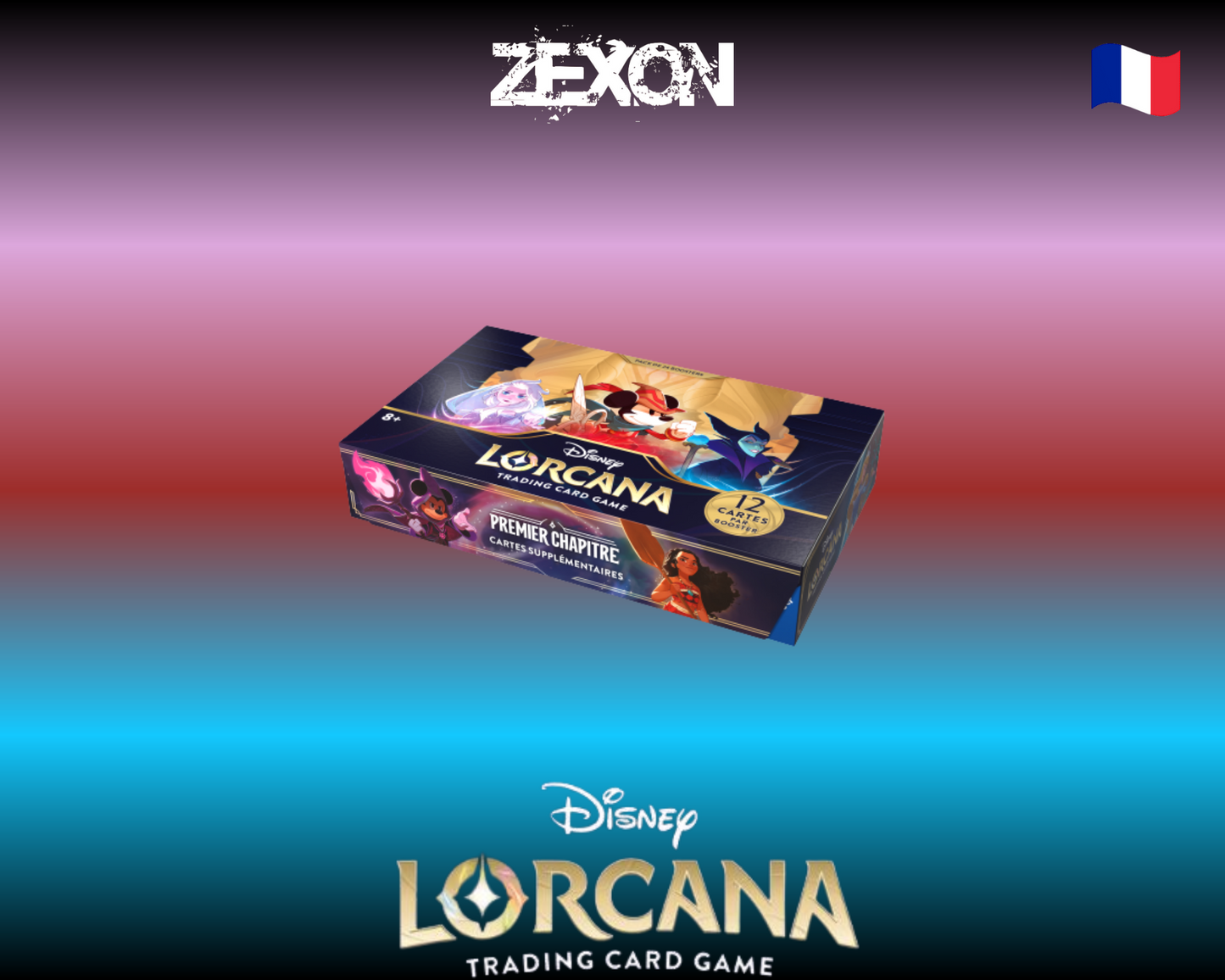 Disney Lorcana Set1 : Display 24 Boosters