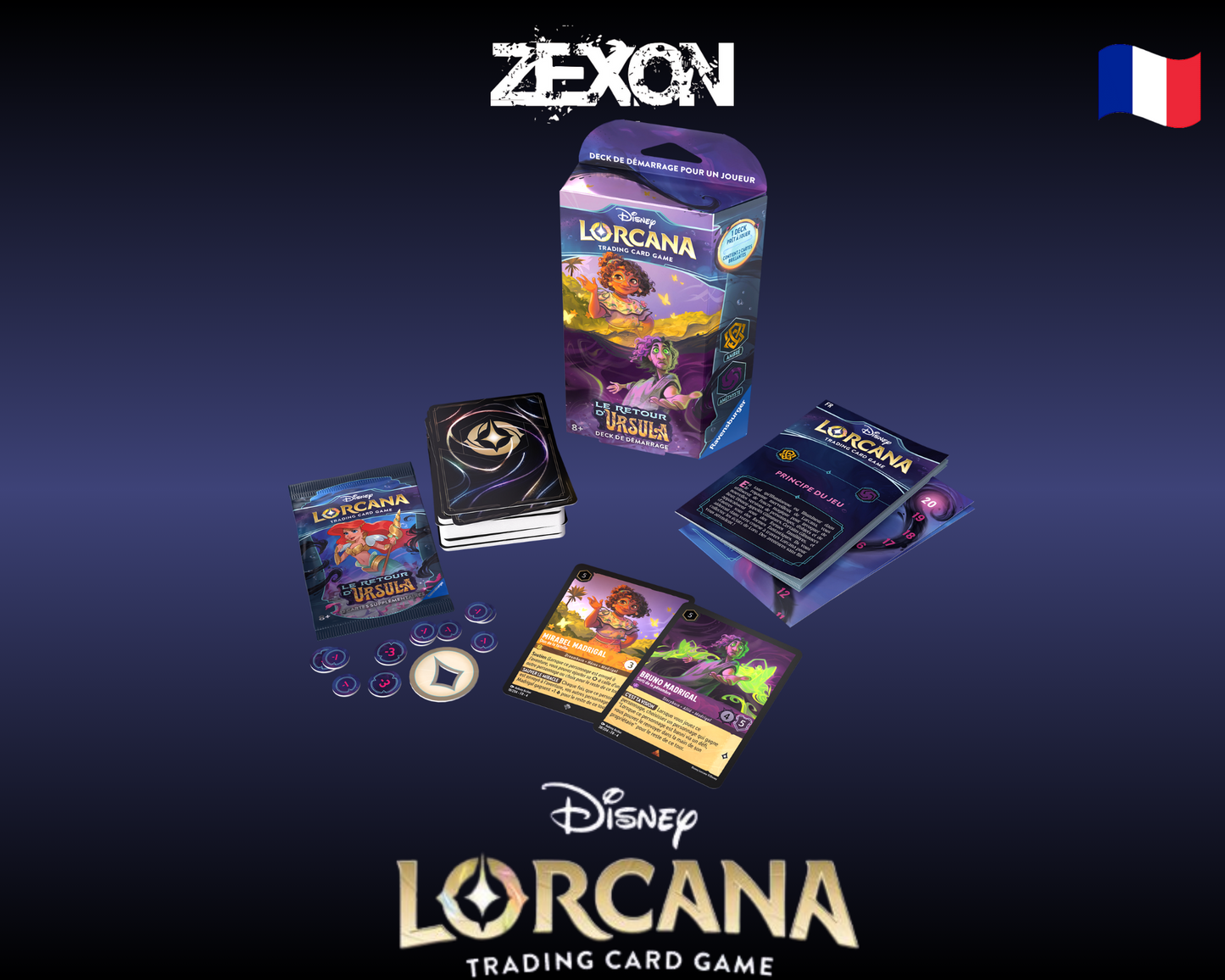 Disney Lorcana set4 : Lot 2 decks de démarrage