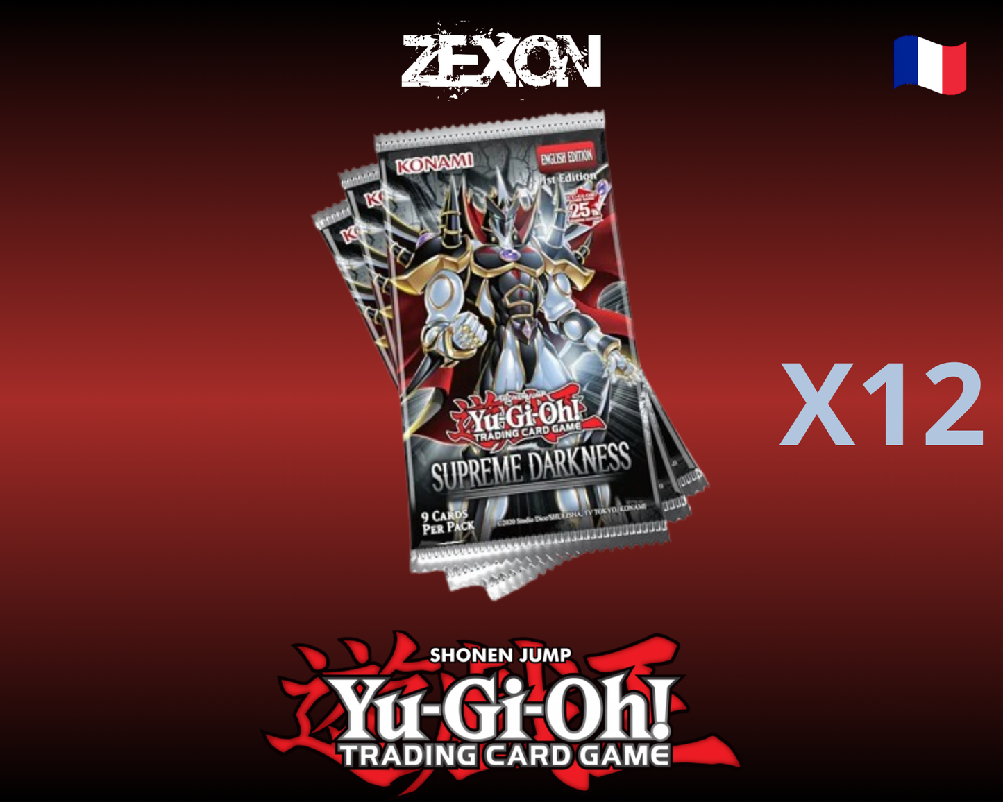 Yu-Gi-Oh - boosters x12 - Les ténèbres suprêmes
