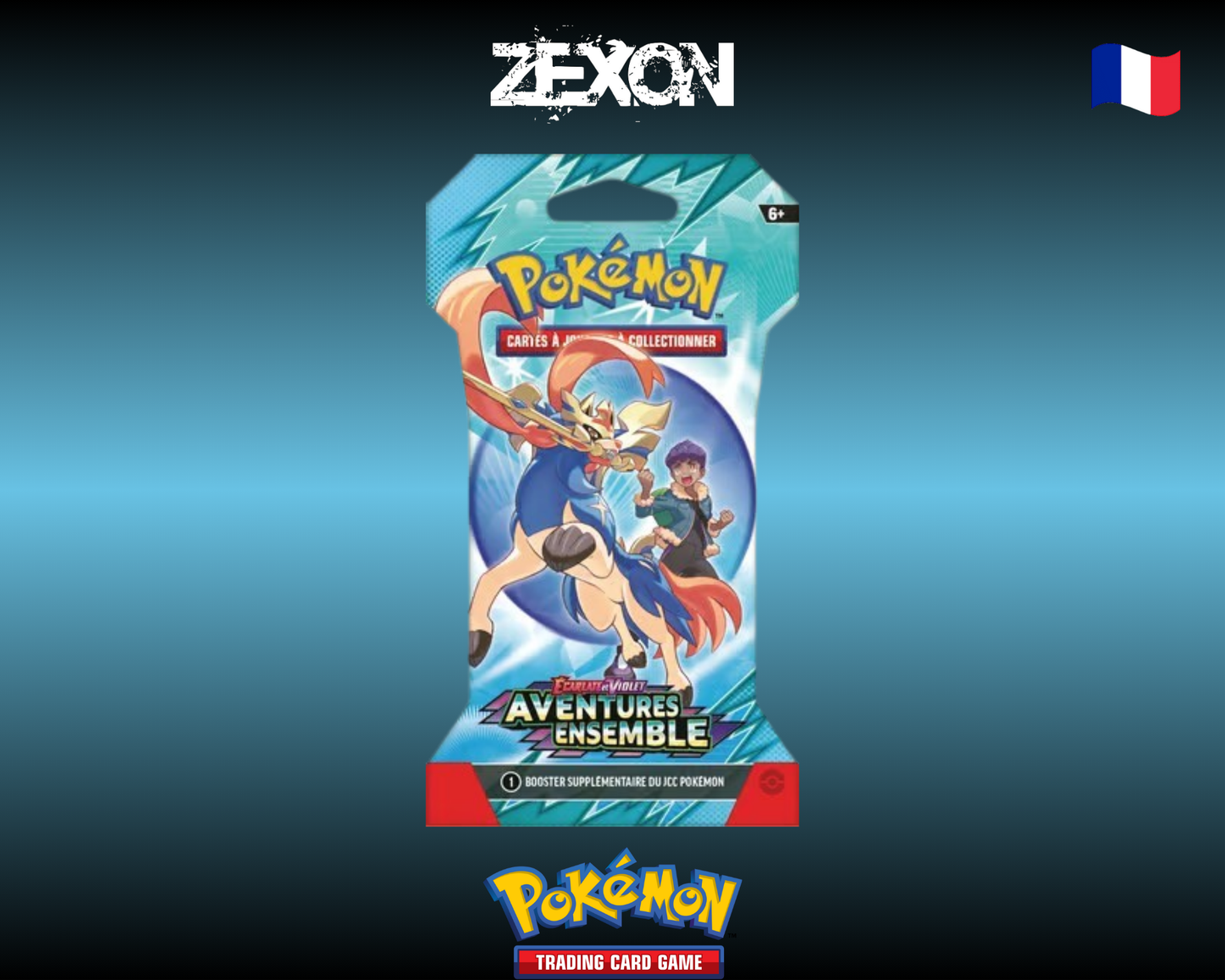 Pokémon - Écarlate et Violet - Booster Blister EV09 Aventures Ensemble aléatoire