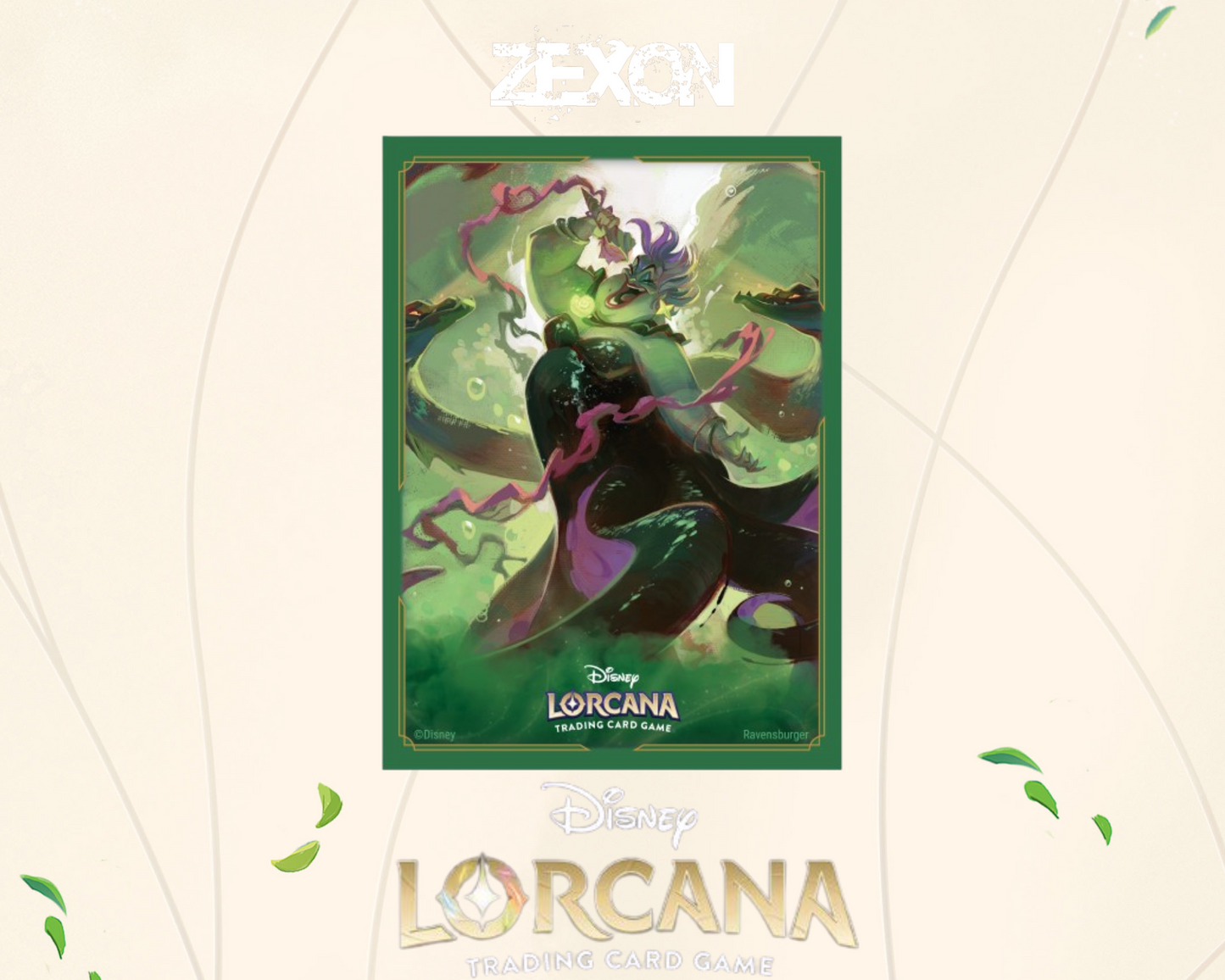 Disney LORCANA Set7 : Lot 3x65 Sleeves Ursula