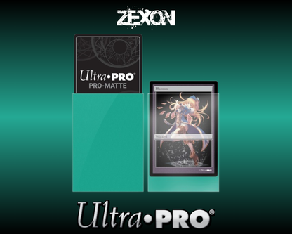 Ultra-Pro - 60 Sleeves Small Matte - Aqua