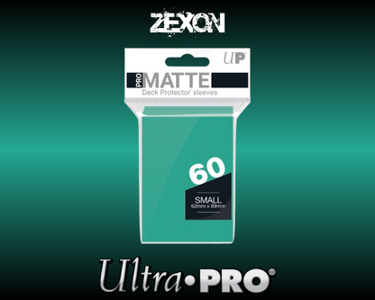 Ultra-Pro - 60 Sleeves Small Matte - Aqua
