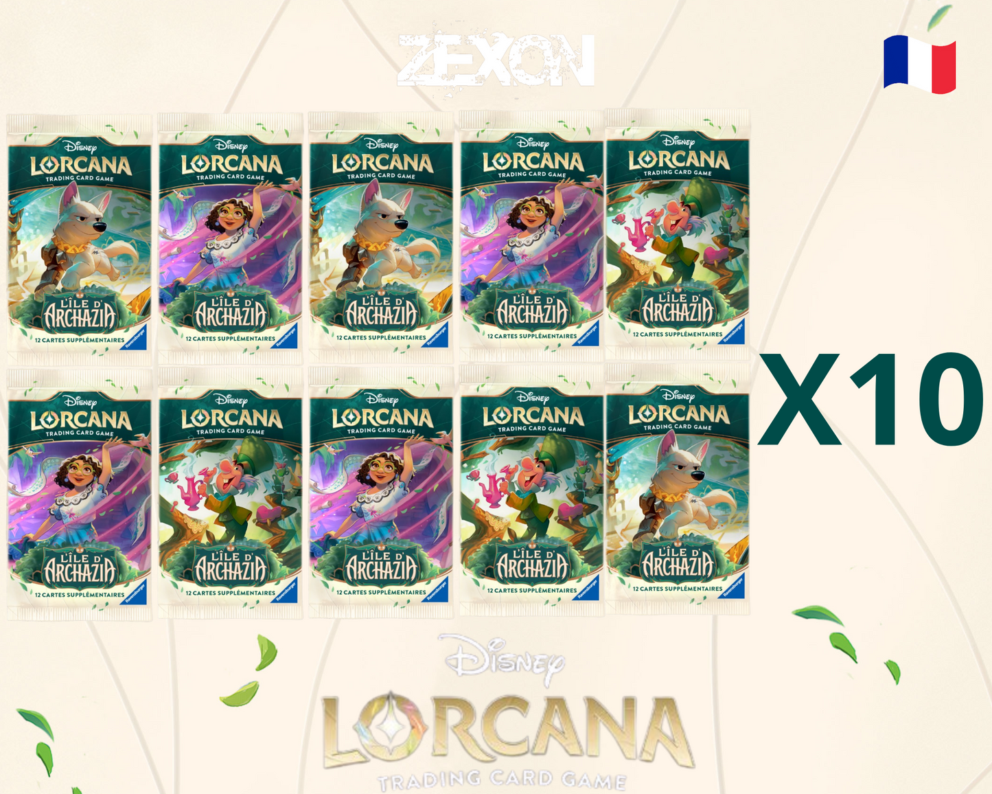 Disney LORCANA Set7: Lot 10x Boosters