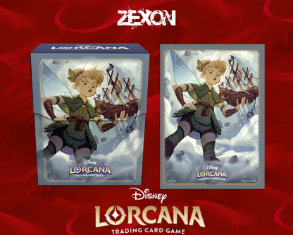 Disney LORCANA Set8 : Lot Sleeves+ DeckBox La Fée Clochette