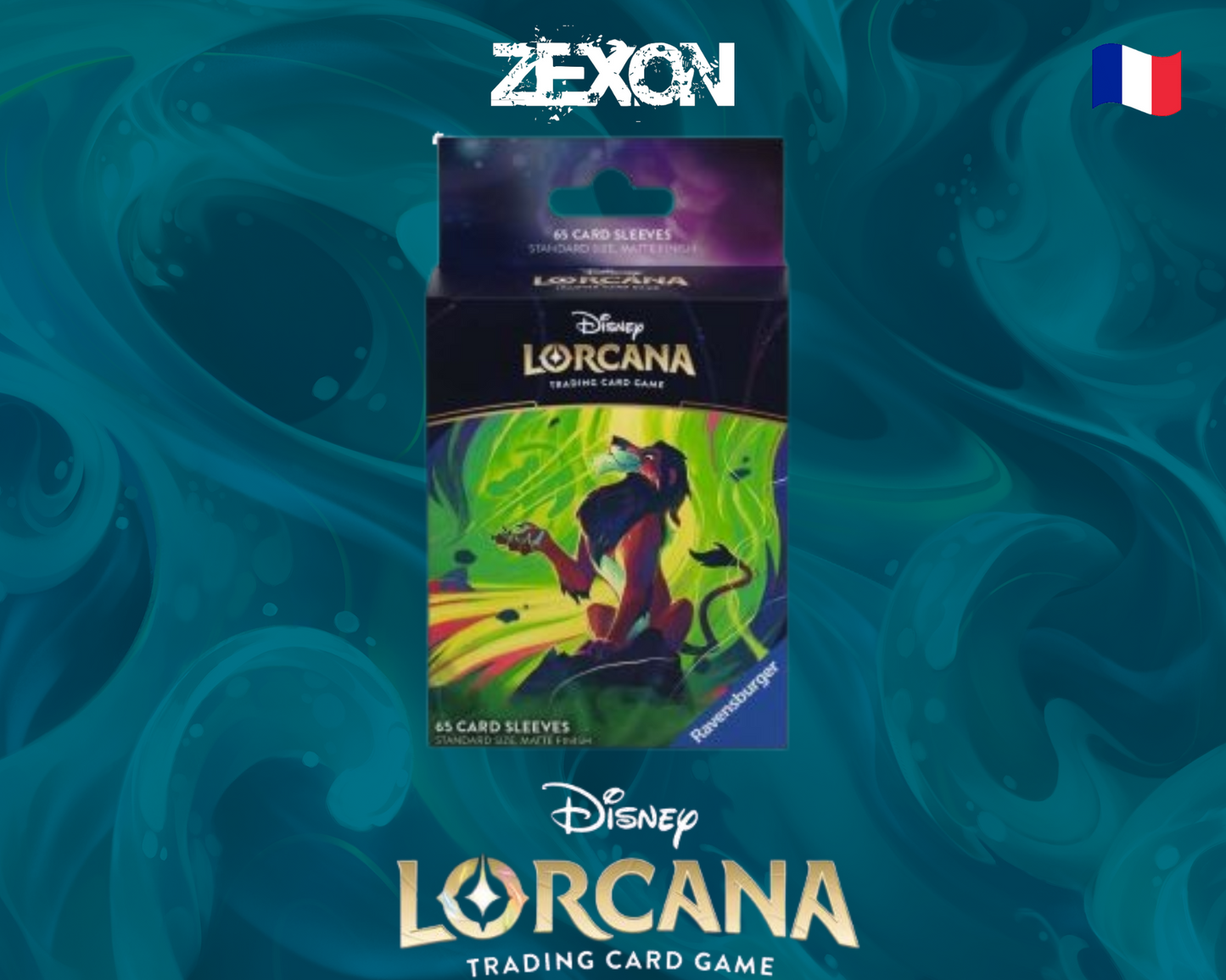 Disney LORCANA Set6 : 65 Sleeves Scar