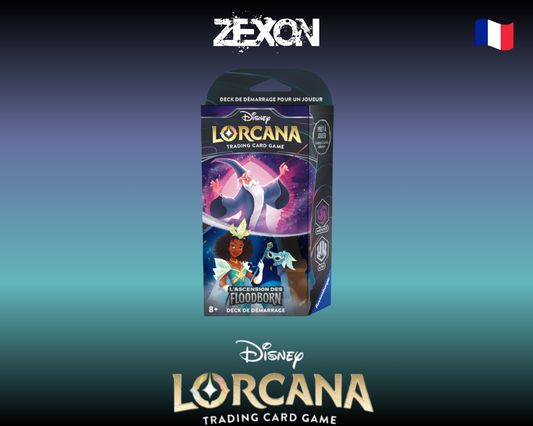 Disney Lorcana set2: deck de démarrage Améthyste & Acier