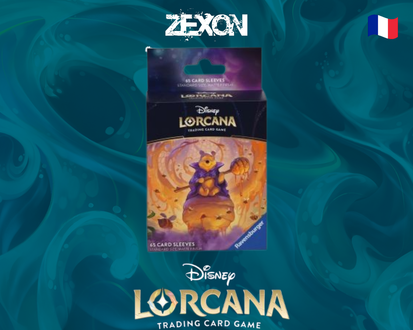 Disney LORCANA Set6 : 65 Sleeves Winnie l'Ourson