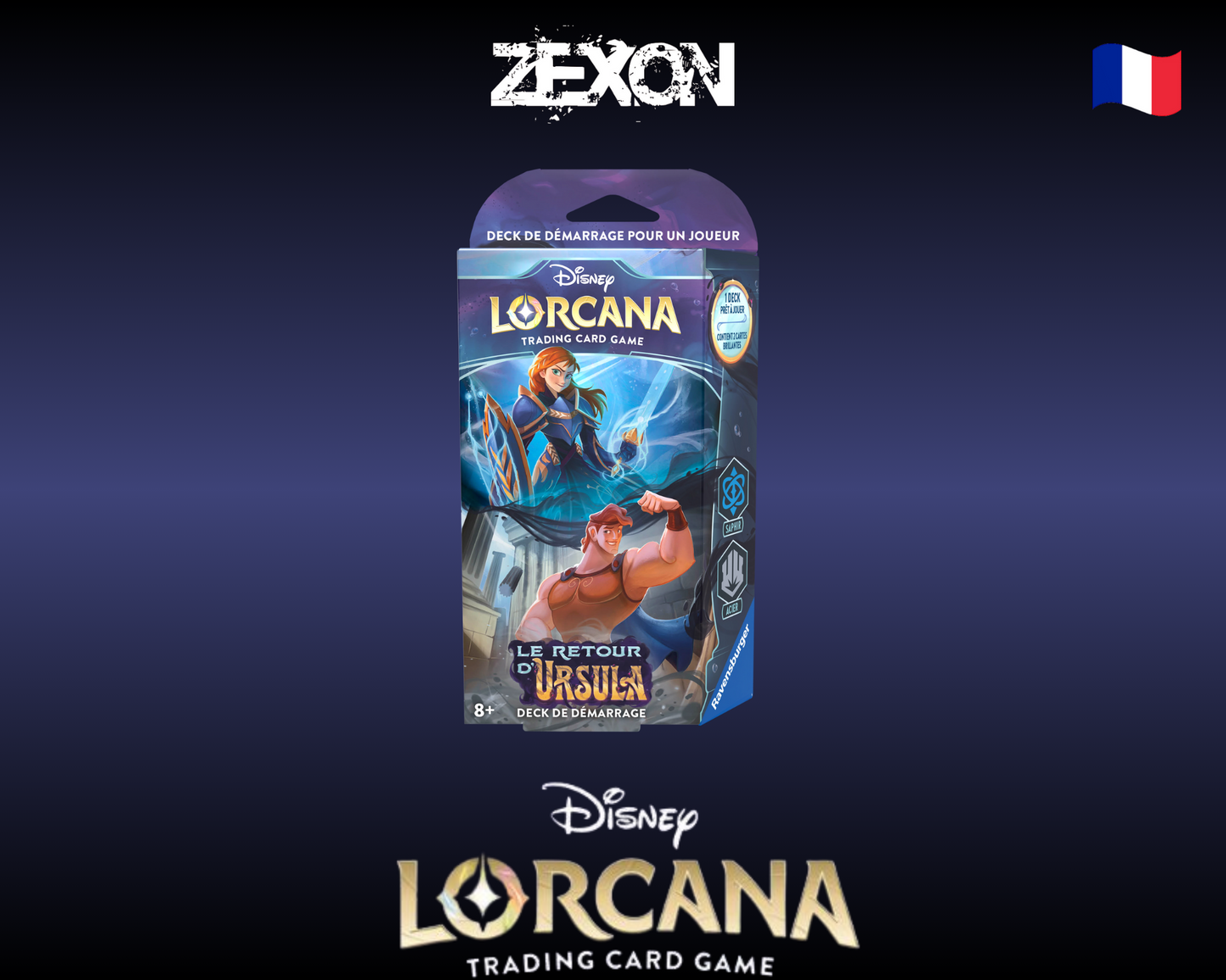 Disney Lorcana set4 : Display 8 decks de démarrage