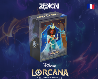 Disney LORCANA Set5 : Lot Sleeves+ DeckBox Tiana