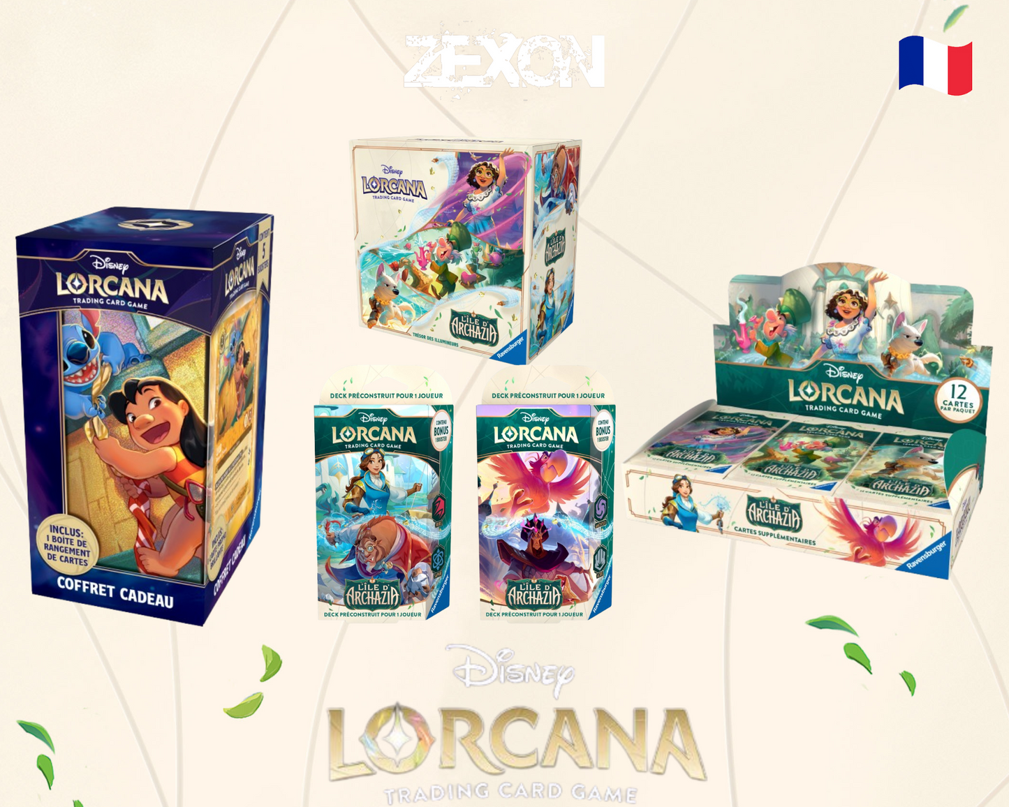 Disney Lorcana Set7: Pack Cartes