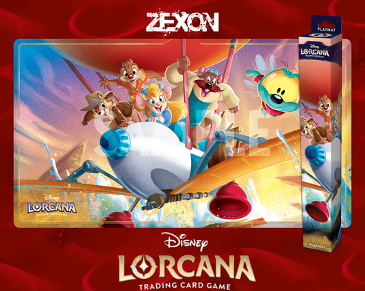 Disney LORCANA Set8 : Playmat Tic et Tac