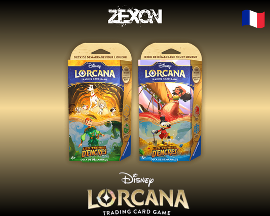 Disney Lorcana set3: Lot de 2 decks de démarrage