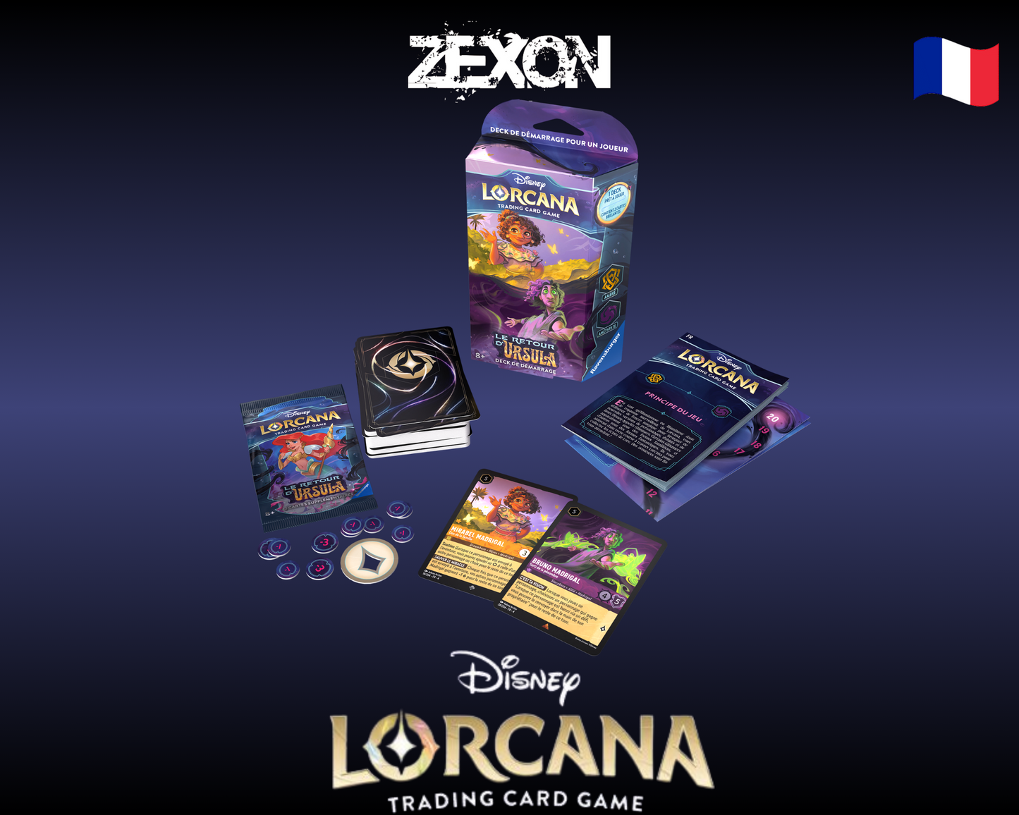 Disney Lorcana set4 : Deck de démarrage Mirabelle & Bruno