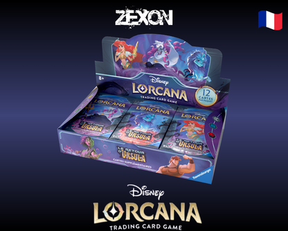 Disney Lorcana set4 : boite 4 displays 24 boosters