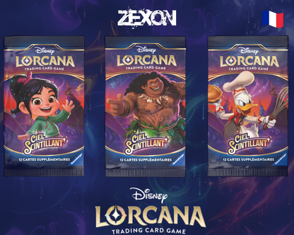 Disney LORCANA Set5: Lot 3x Boosters différents