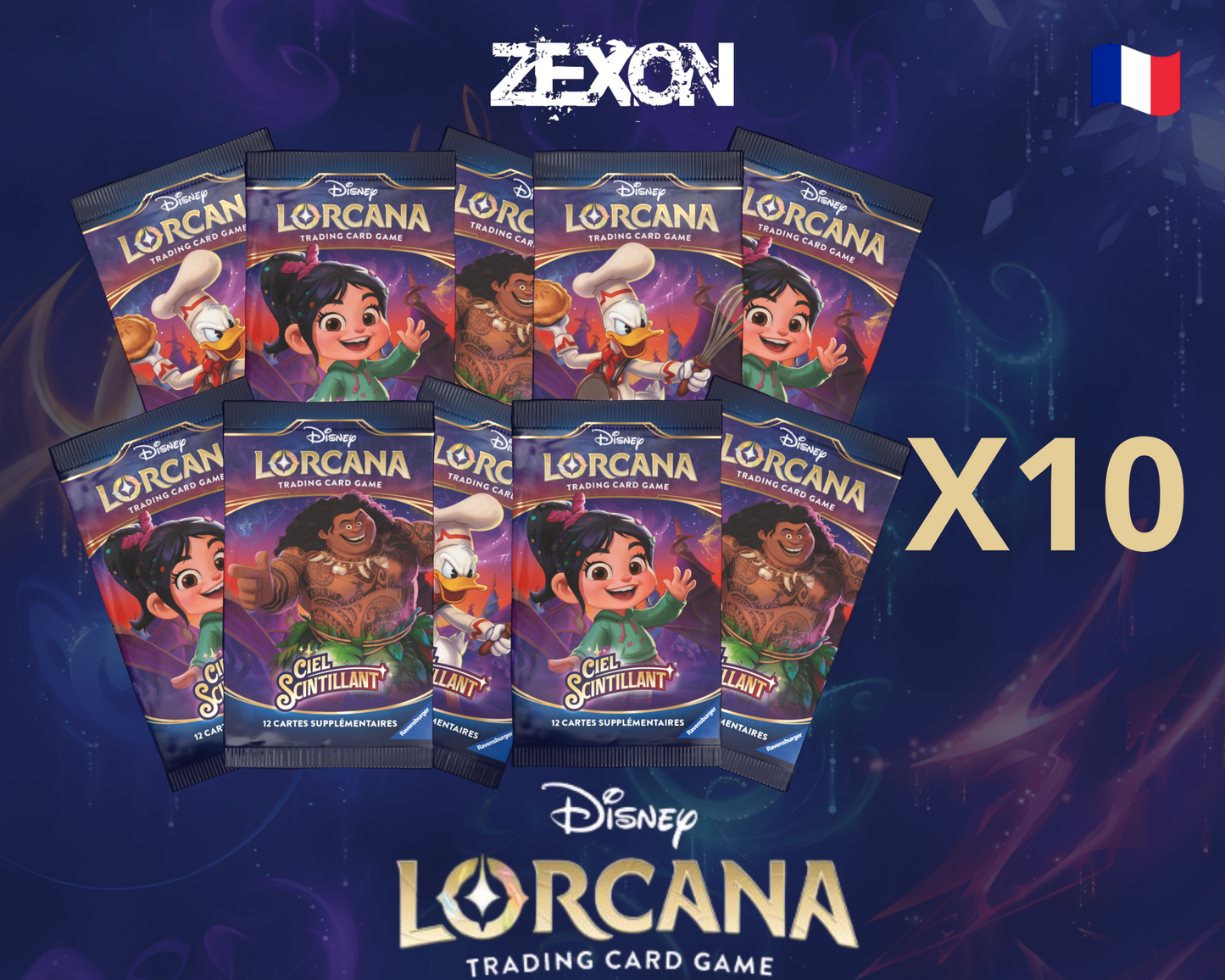 Disney LORCANA Set5: Lot 10x Boosters