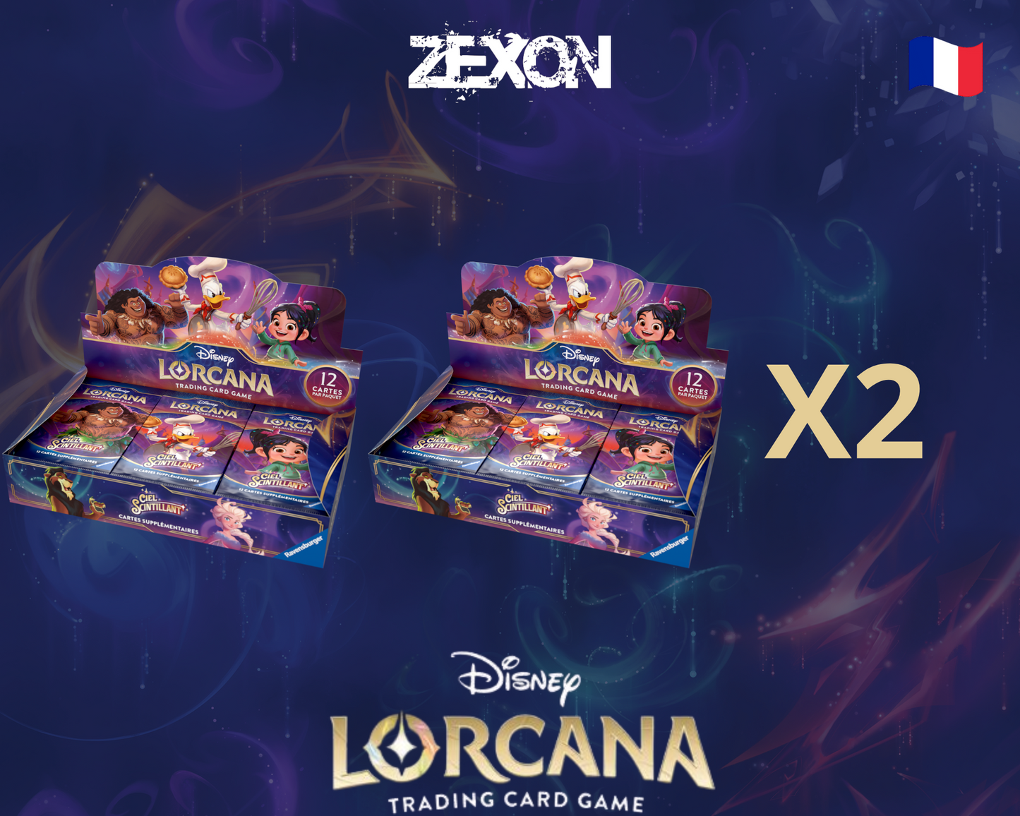 Disney LORCANA Set5: Lot 2x Display 24 Boosters