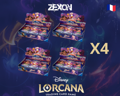 Disney LORCANA Set5: Case 4x Display 24 Boosters