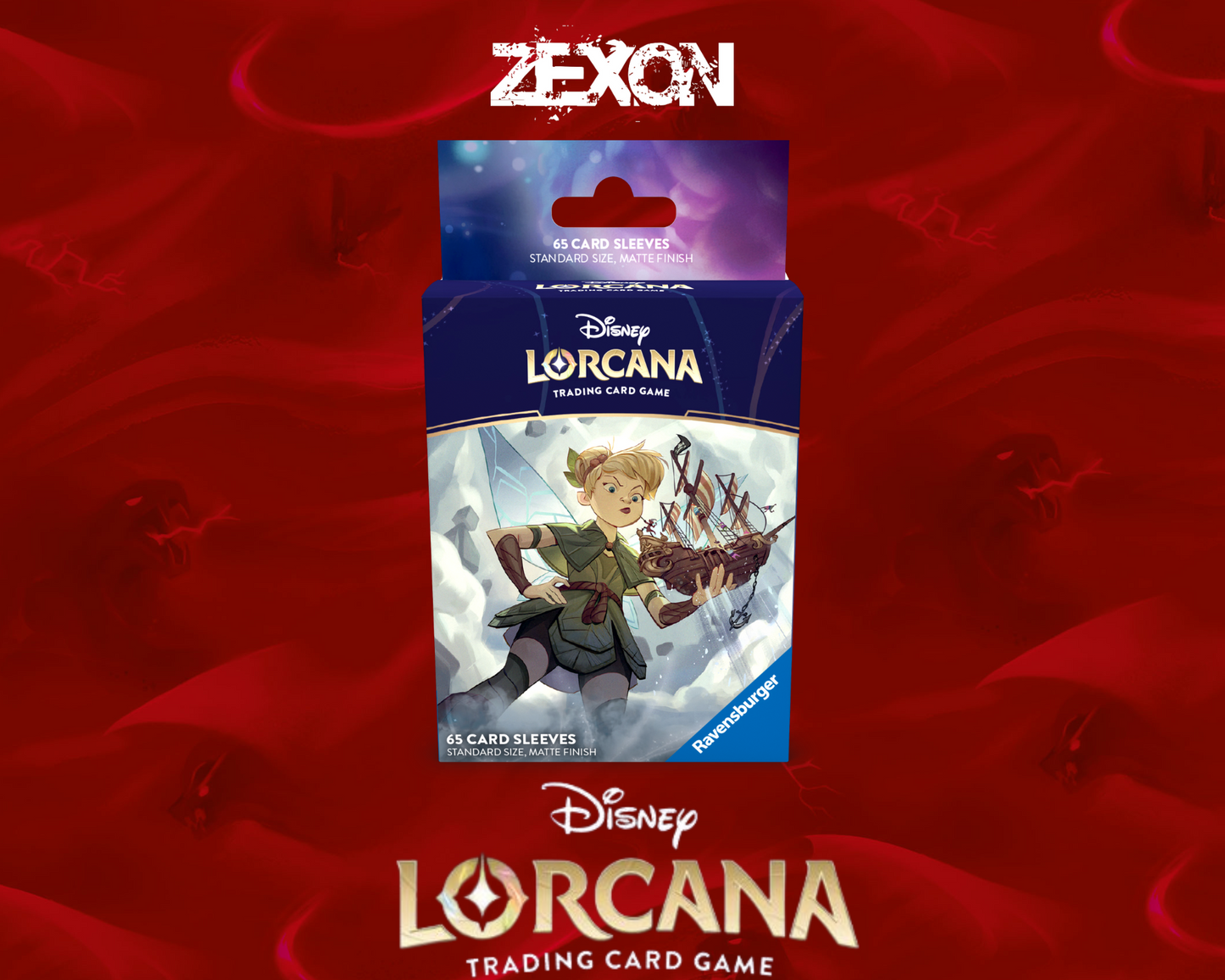 Disney LORCANA Set8 : Lot 3x65 Sleeves La Fée Clochette