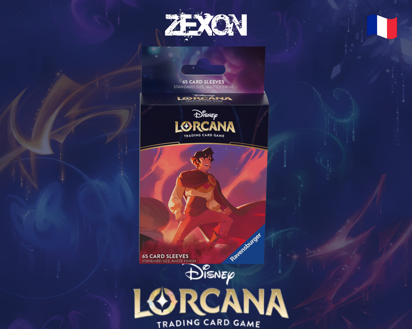 Disney LORCANA Set5 : 65 Sleeves Aladdin