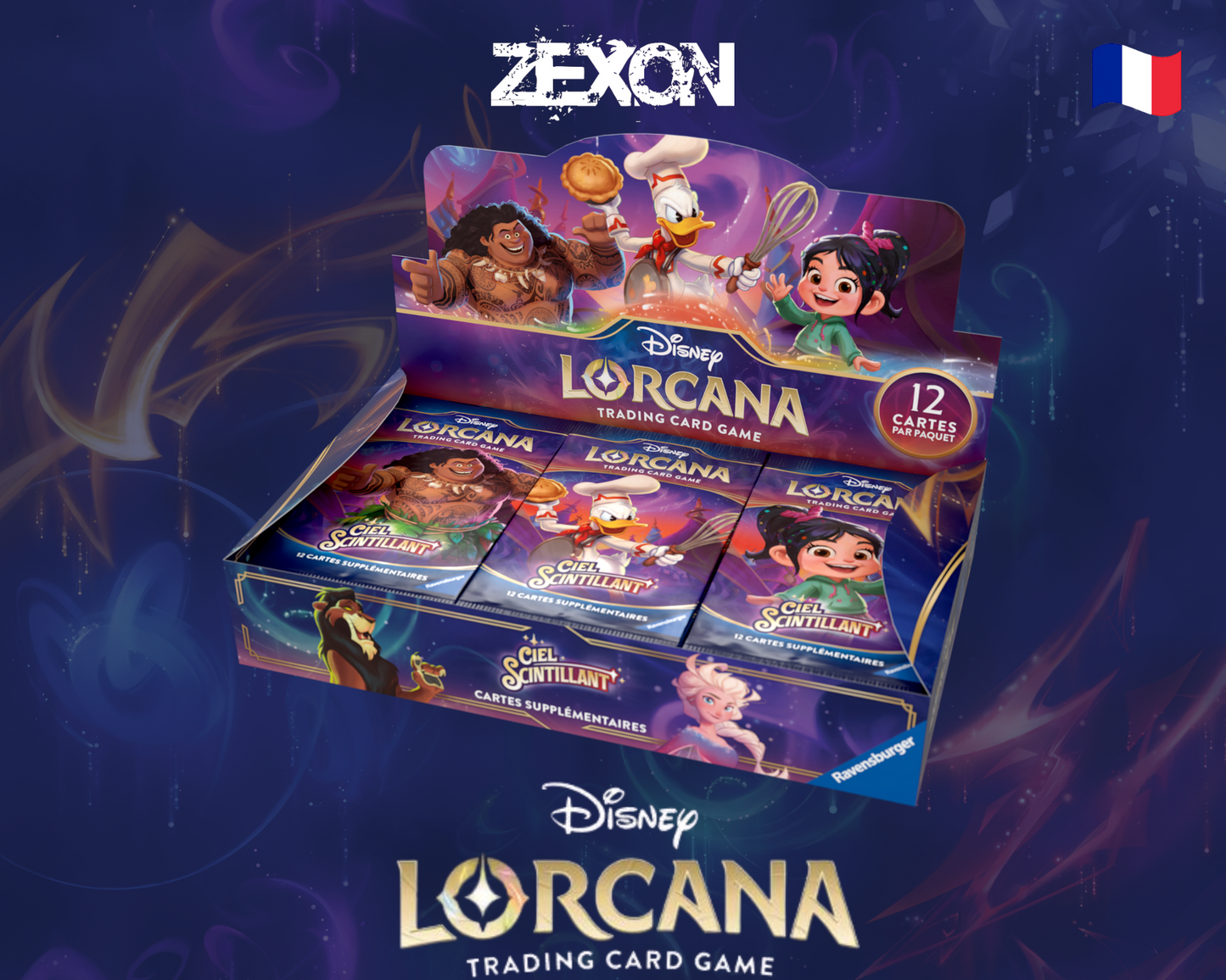 Disney LORCANA Set5: Case 4x Display 24 Boosters