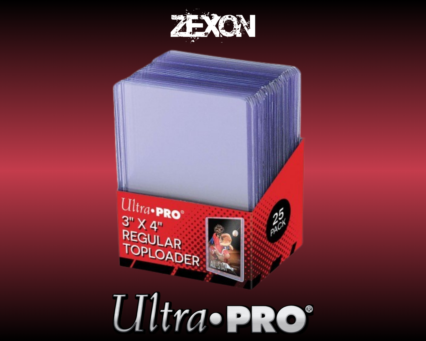 Ultra-Pro - Pack 25 Toploader Regular