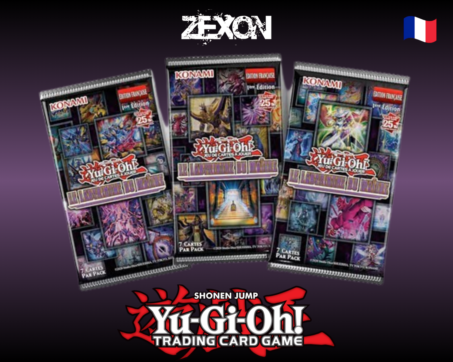 Yu-Gi-Oh - Lot 3 Boosters différents - Le Labyrinthe du Maître