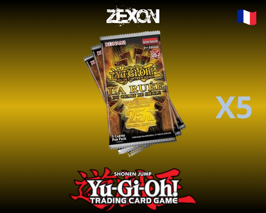 Yu-Gi-Oh- Booster X5 - La Ruée du Quart de Siècle