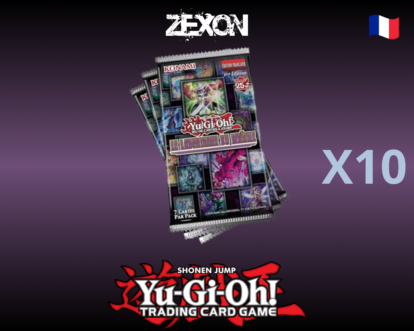 Yu-Gi-Oh - Boosters x10 - Le Labyrinthe du Maître