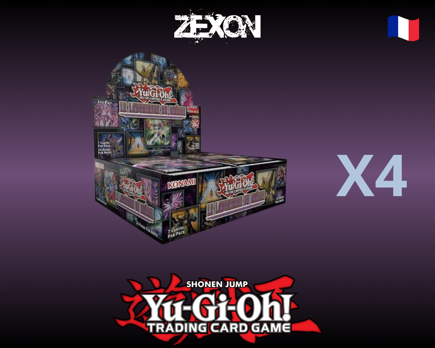 Yu-Gi-Oh - Display 24 Boosters x4 - Le Labyrinthe du Maître