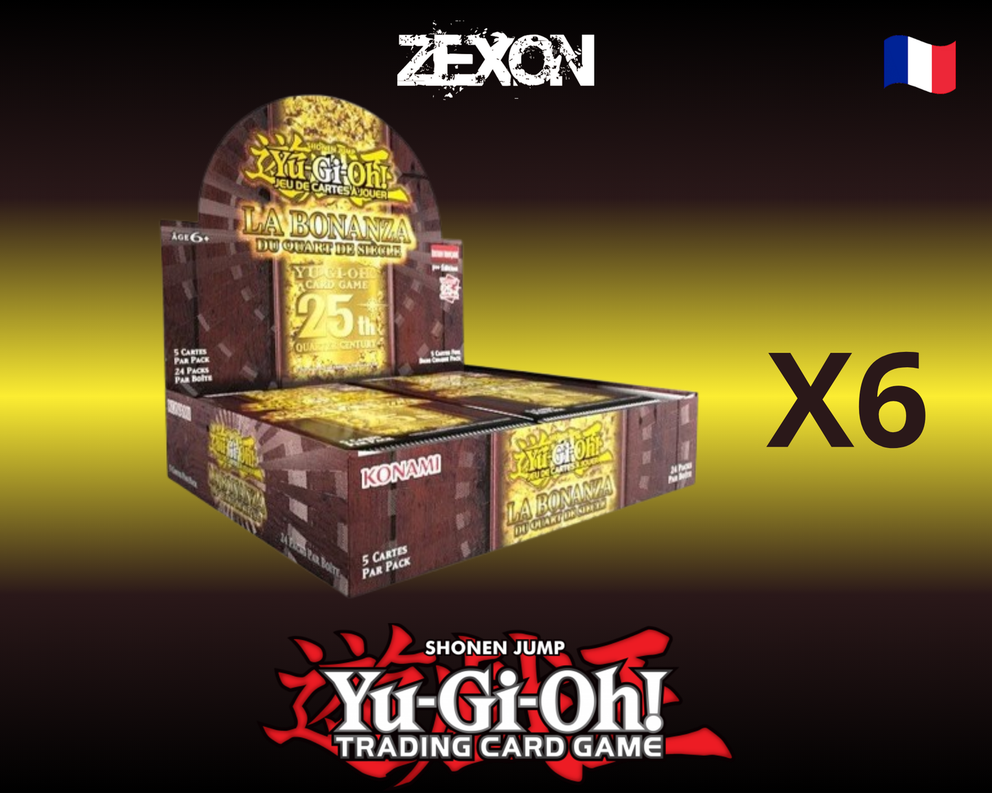 Yu-Gi-Oh - Display 24 Booster Bonanza Quart De Siècle X6