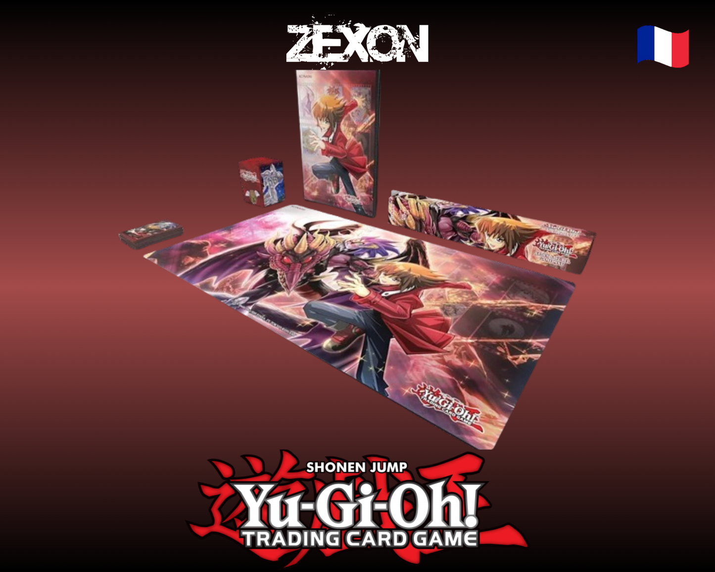 Yu-Gi-Oh - Lot accessoires Jaden & Yubel